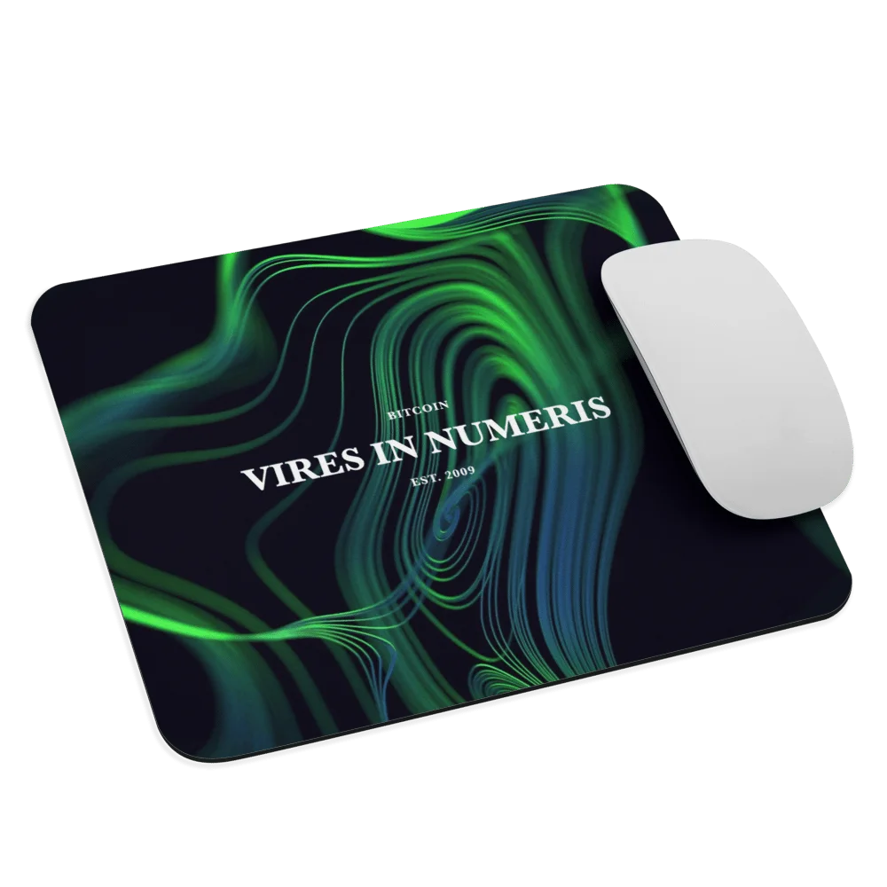 Vires in Numeris x Bitcoin Mouse Pad - Image 3