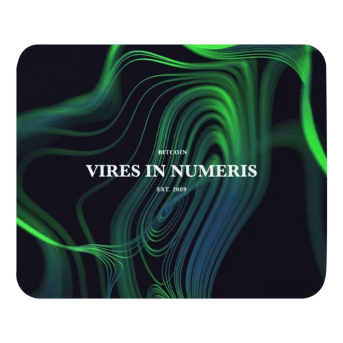 Vires in Numeris x Bitcoin Mouse Pad
