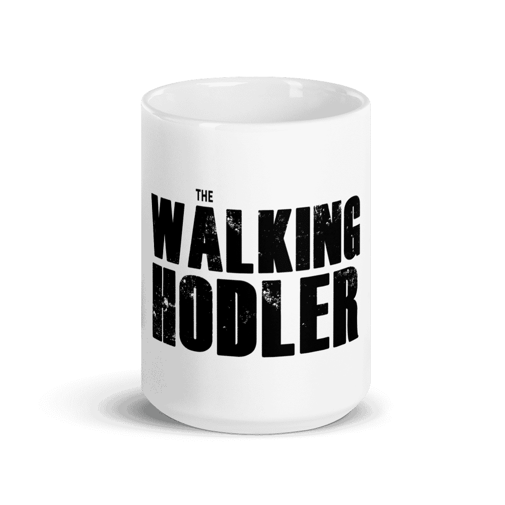 white glossy mug 15oz front view 619591c9ab947 - The Walking Hodler Mug