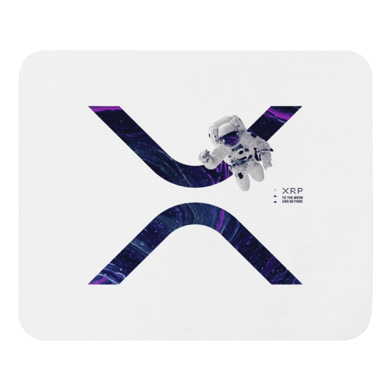 XRP to the Moon Mouse Pad