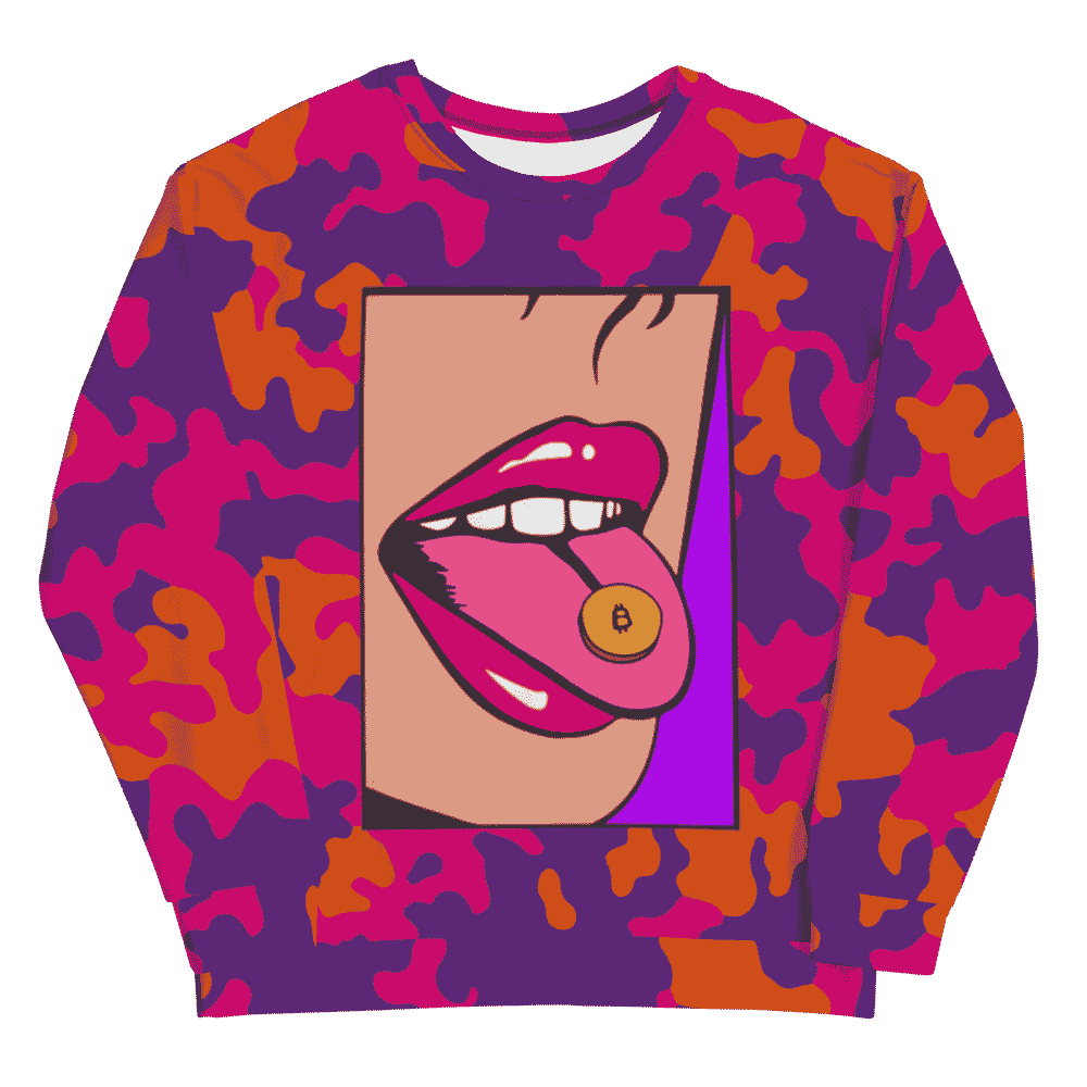 Bitcoin Pill x Camouflage Sweatshirt - 