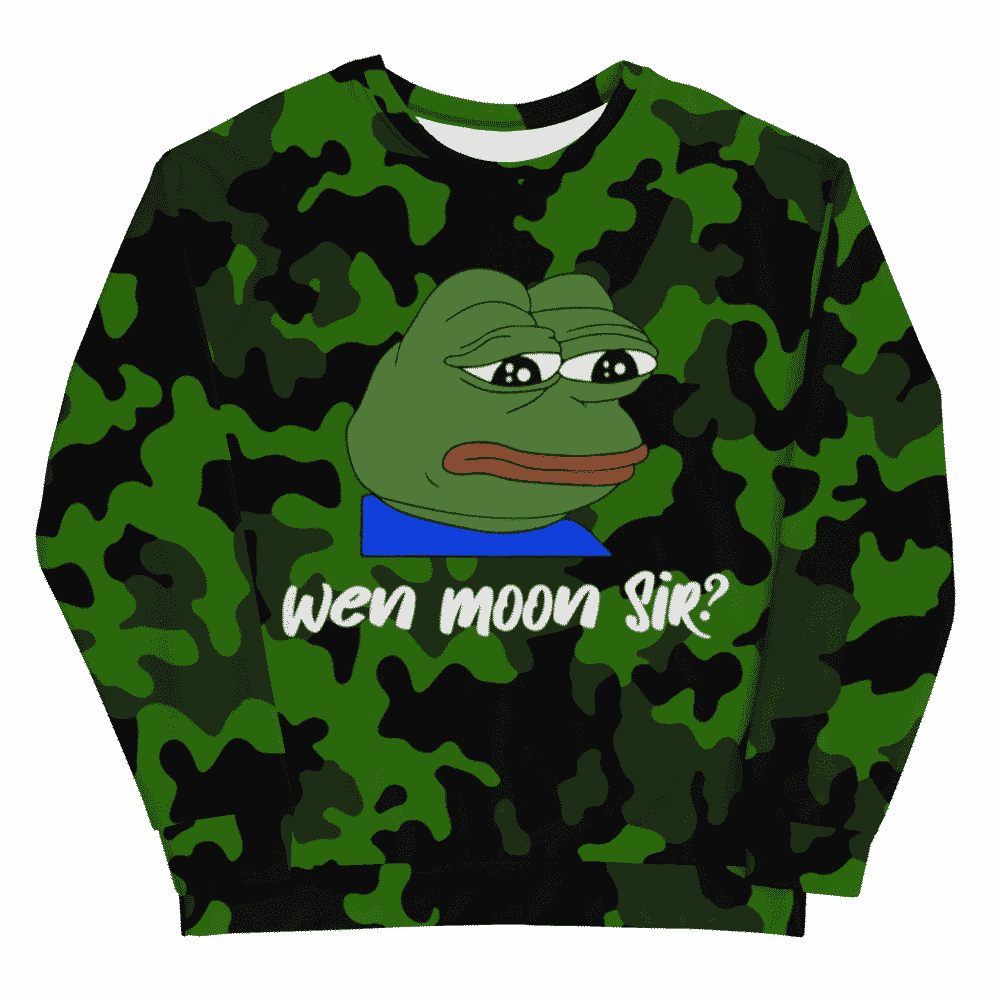 Wen Moon Sir x Pepe Camouflage Sweatshirt