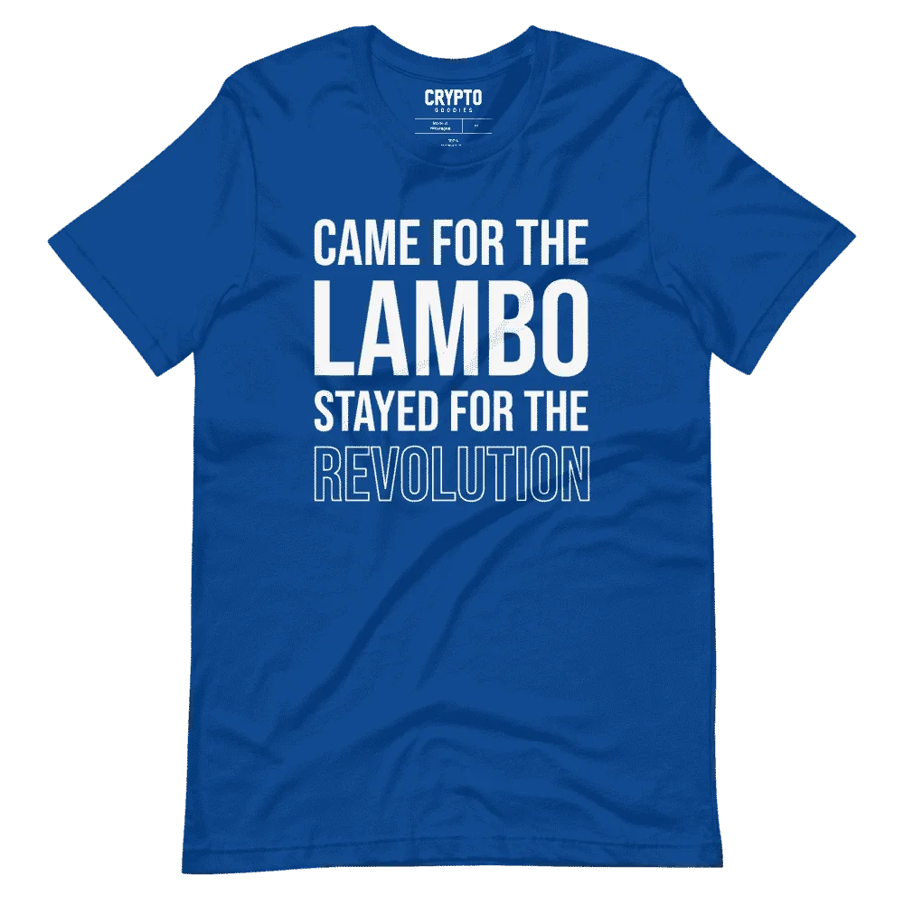 Came For Lambo Stayed For The Revolution T-Shirt - Image 4