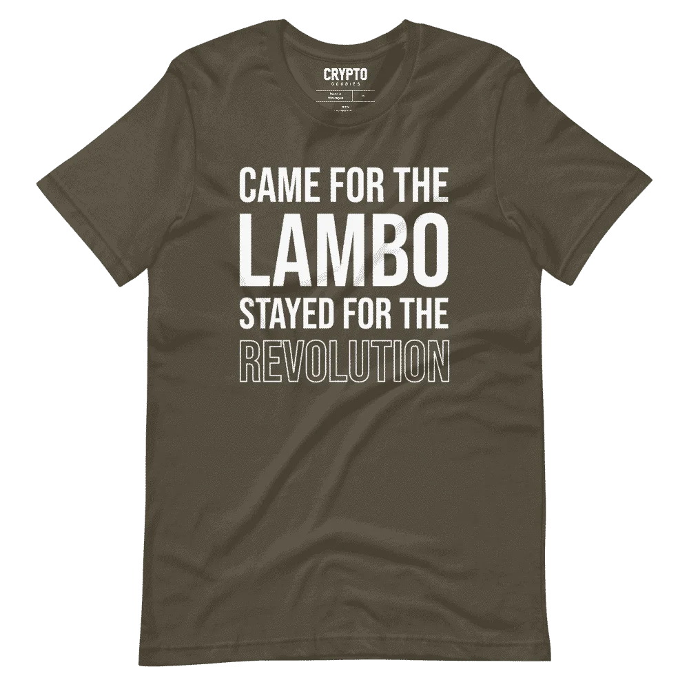 Came For Lambo Stayed For The Revolution T-Shirt - Image 5