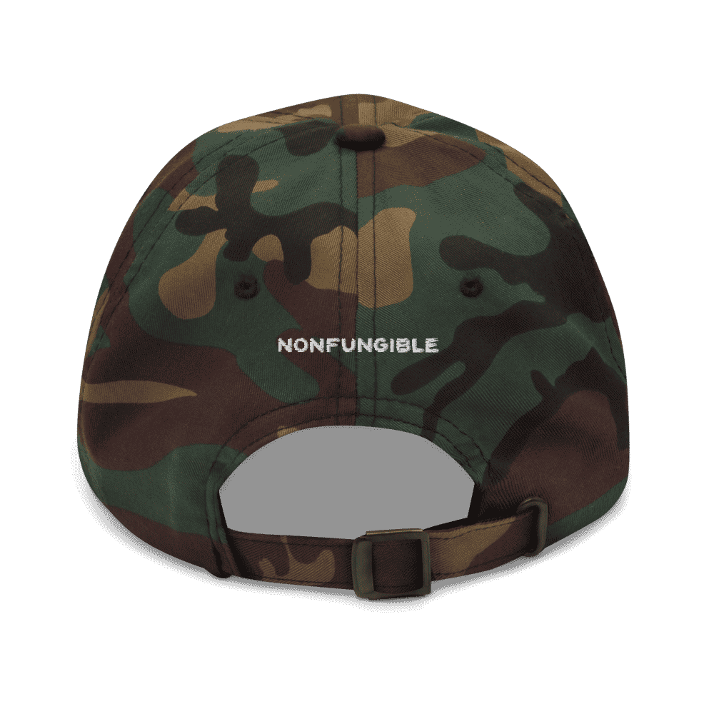 classic dad hat green camo back 61c1f0860956f - NONFUNGIBLE Dad Hat