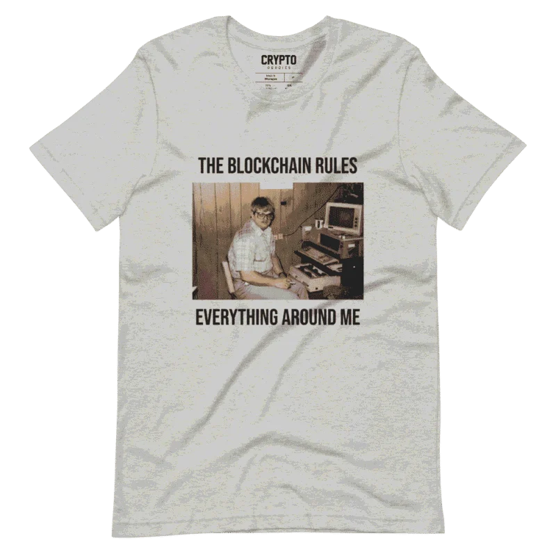 Crypto Geek x The Blockchain Rules Everything Around Me T-Shirt