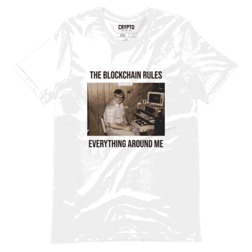 Crypto Geek x The Blockchain Rules Everything Around Me T-Shirt
