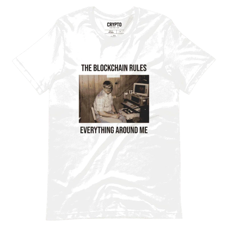 Crypto Geek x The Blockchain Rules Everything Around Me T-Shirt
