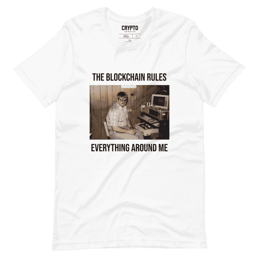Crypto Geek X The Blockchain Rules Everything Around Me T-Shirt