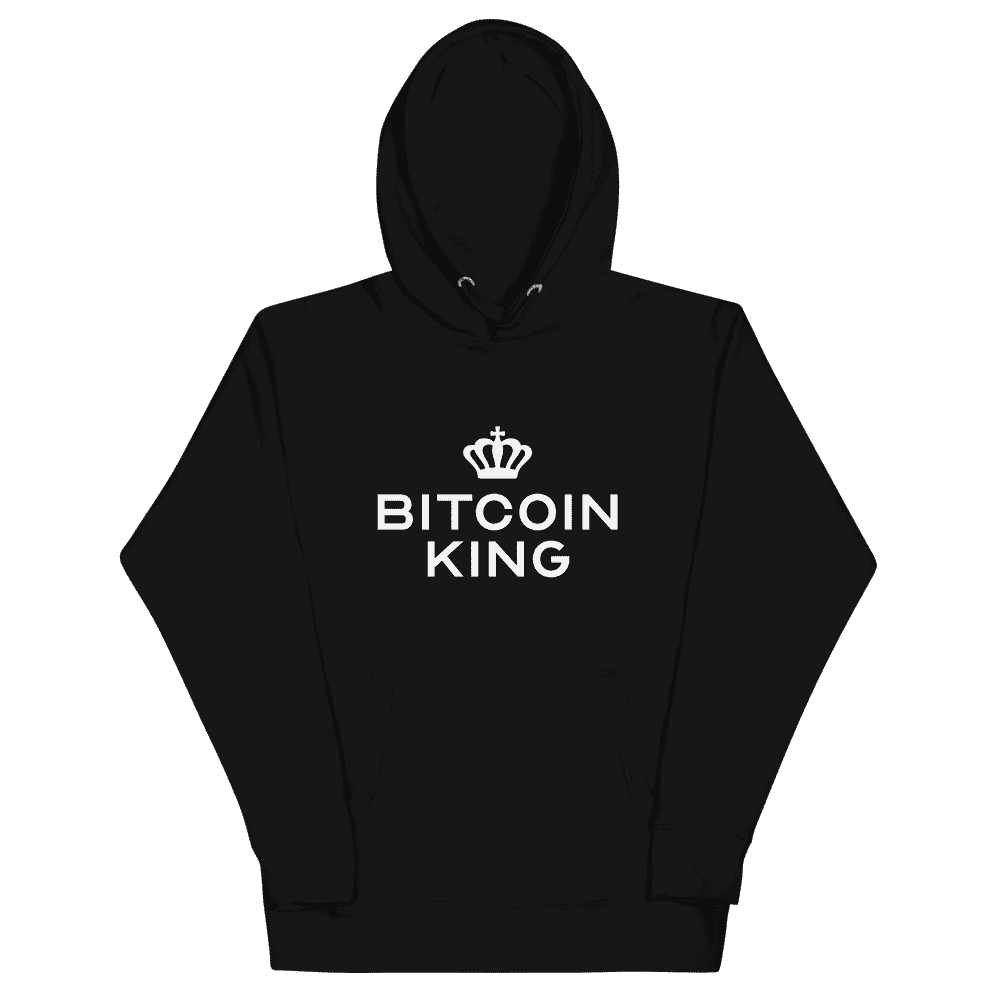 unisex premium hoodie black front 61c1a9e8f1450 - Bitcoin King Hoodie