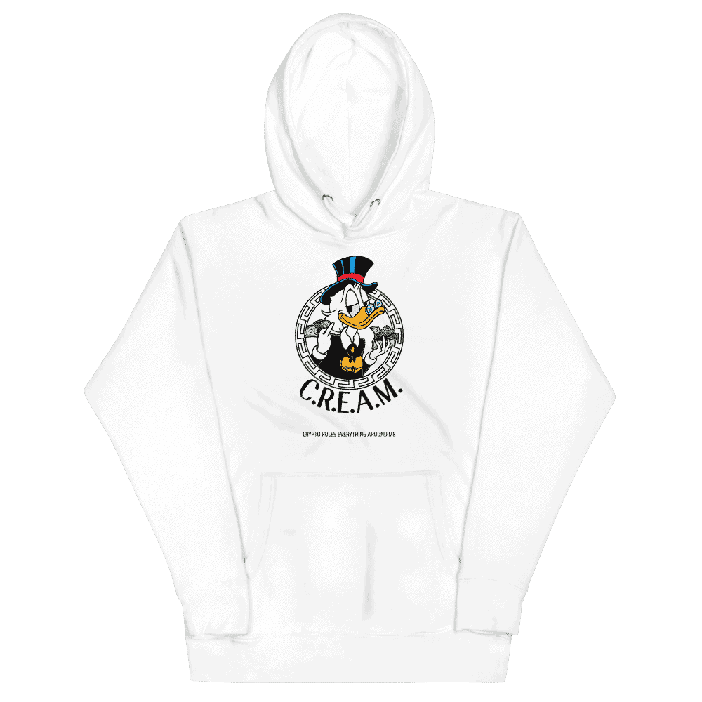 unisex premium hoodie white front 61c113a9e58be - Crypto Rules Everything Around Me Hoodie
