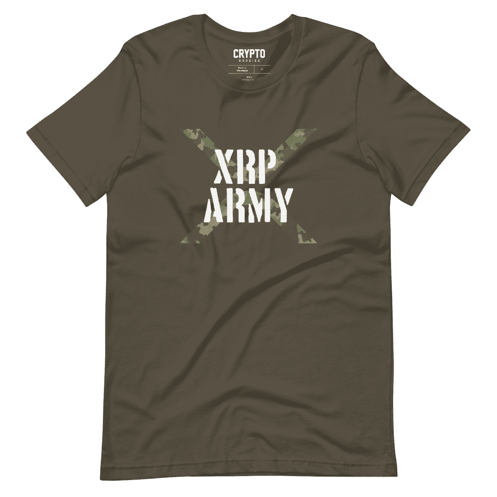 unisex staple t shirt army front 61c48d43daa38 - XRP Army x Camouflage T-Shirt