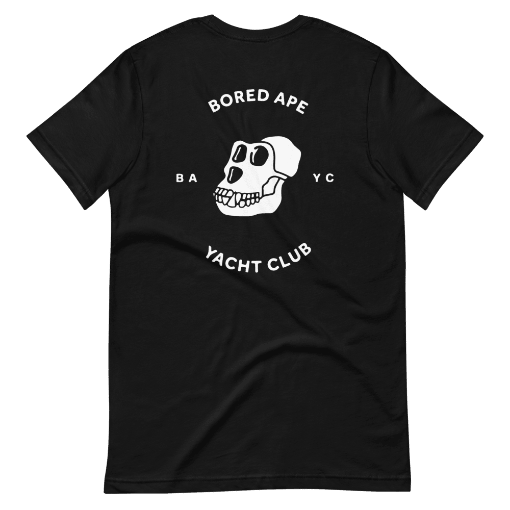 unisex staple t shirt black back 61c1fbee312d9 - Bored Ape Yacht Club Logo T-Shirt