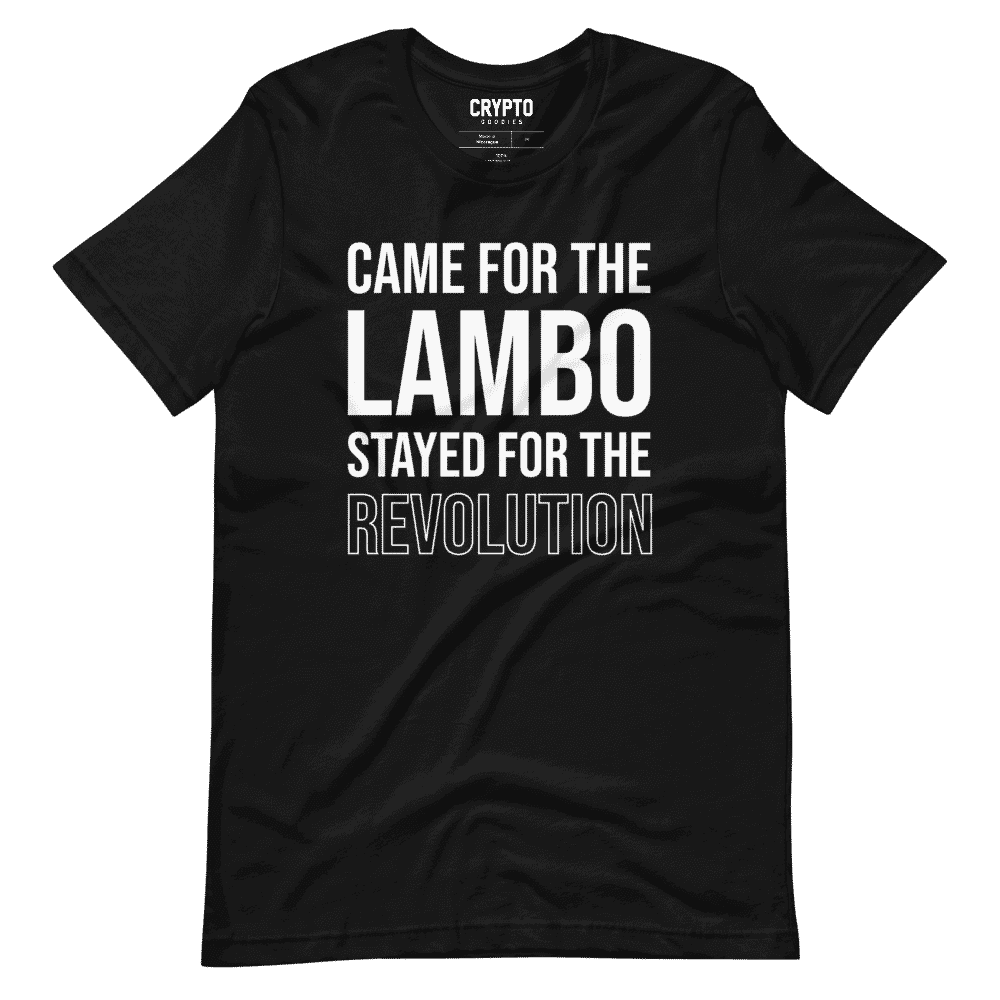 unisex staple t shirt black front 61c43e5116b76 - Came For Lambo Stayed For The Revolution T-Shirt
