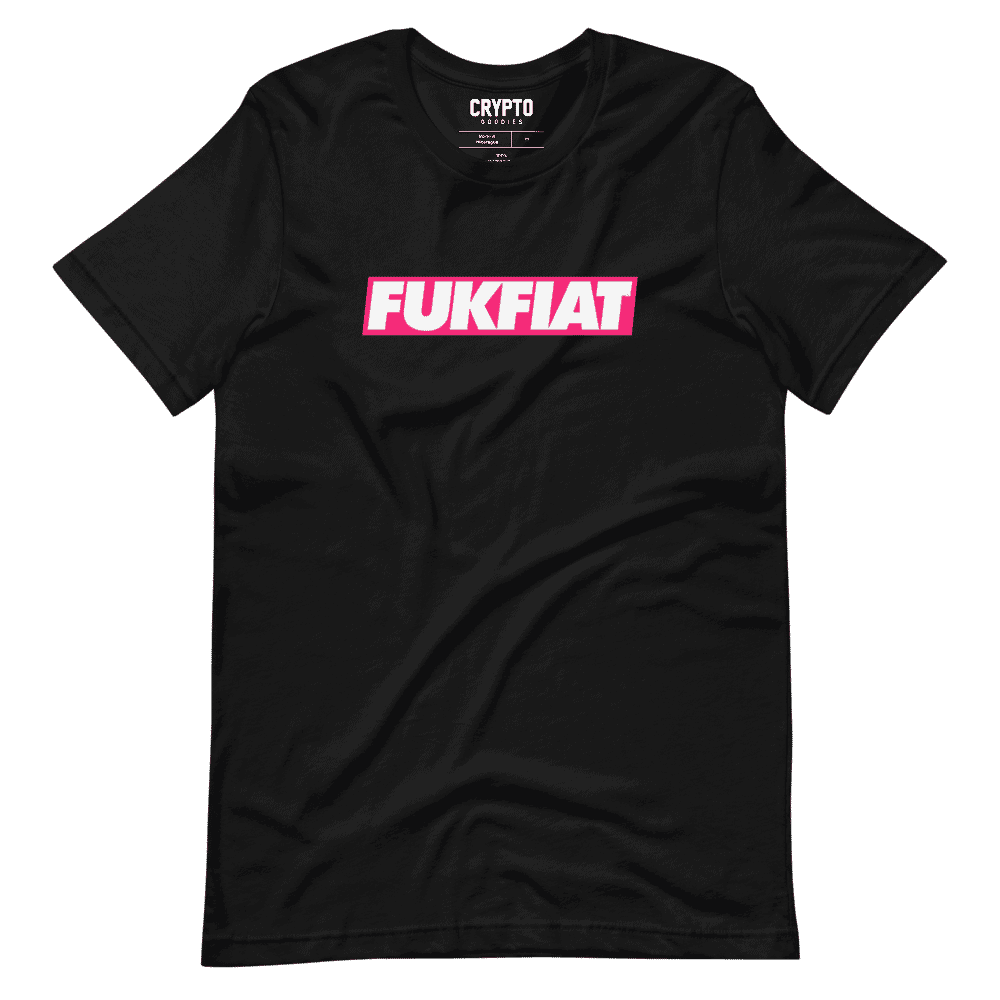 unisex staple t shirt black front 61ca230a76941 - Fuk Fiat Cryptocurrency T-Shirt
