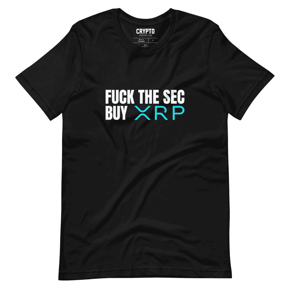 unisex staple t shirt black front 61ca47052a666 - Fuck The SEC x Buy XRP T-Shirt