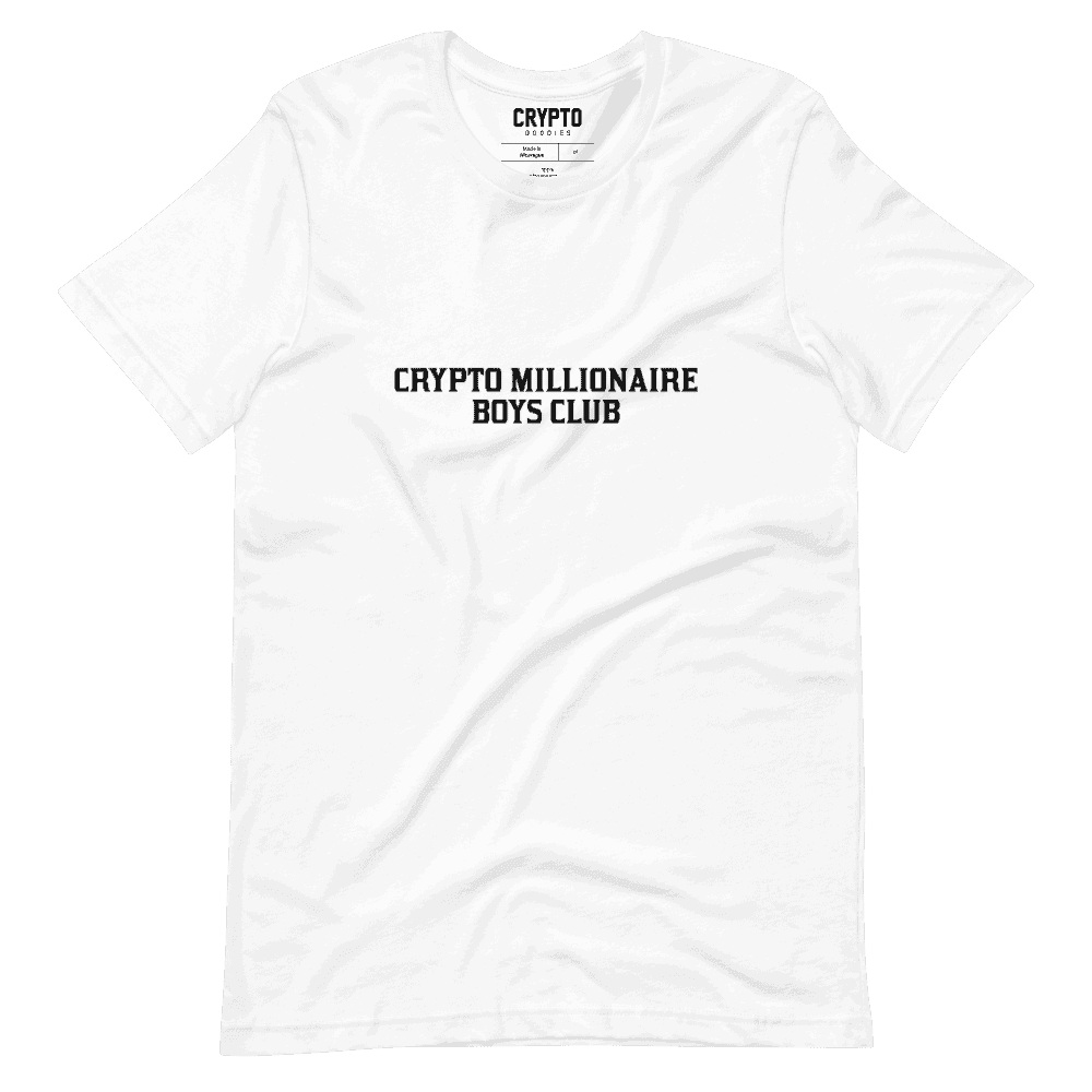 unisex staple t shirt white front 61cb0afdb793b - Crypto Millionaire Boys Club T-Shirt