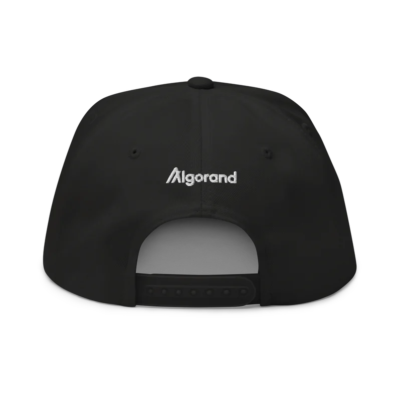 Algorand 3D Logo Flat Bill Cap