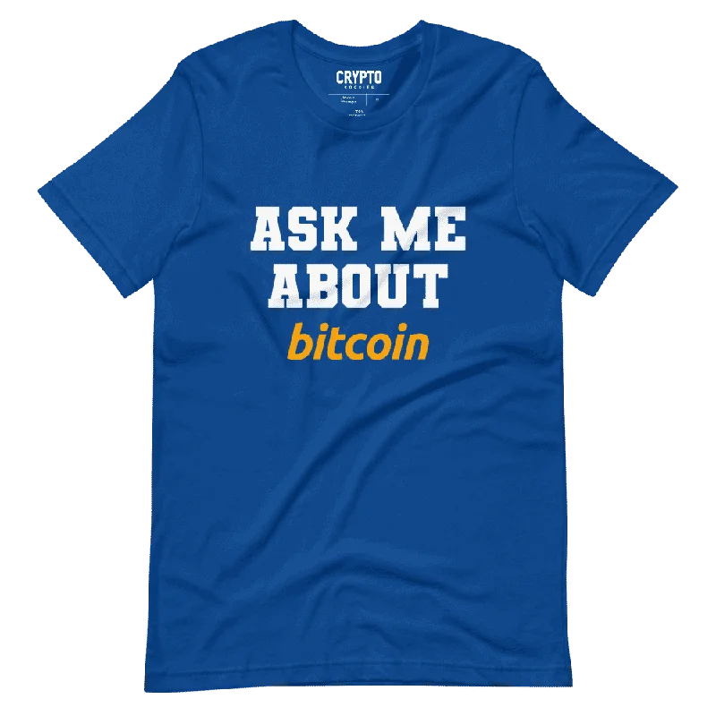 Ask Me About Bitcoin T-Shirt - Image 3
