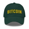 Bitcoin Green Baseball Cap