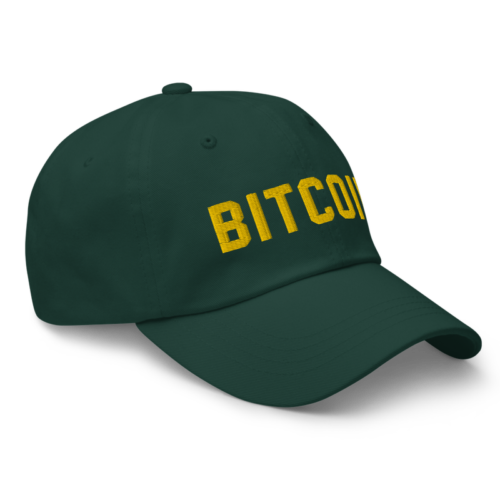 Bitcoin Green Baseball Cap