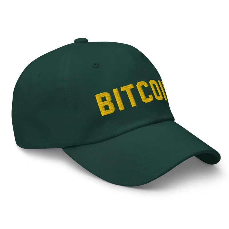 Bitcoin Green Baseball Cap