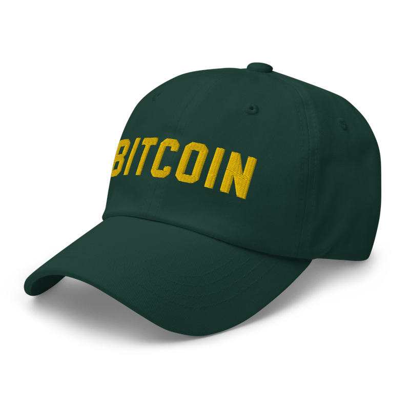 Bitcoin Green Baseball Cap