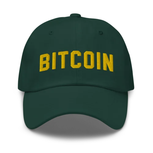 Bitcoin Green Baseball Cap