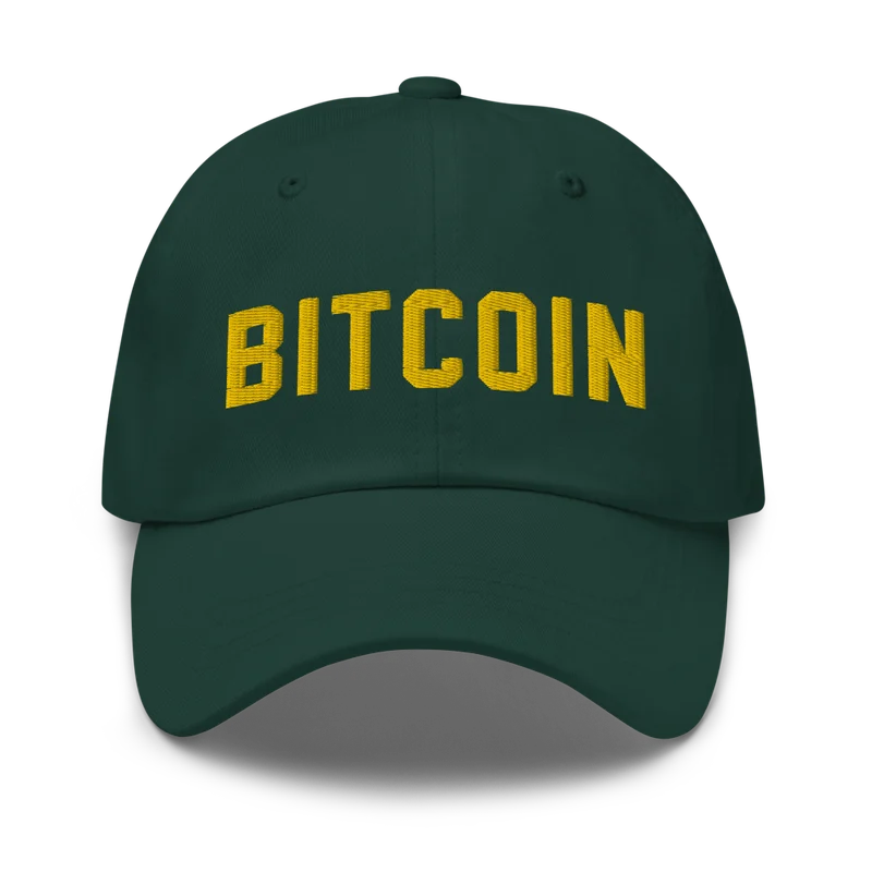 Bitcoin Green Baseball Cap