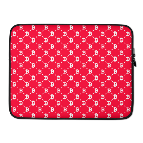 Bitcoin (RED) Fashion Laptop Sleeve