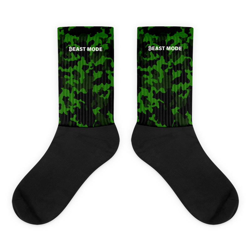 Bitcoin X Beast Mode Camouflage Socks