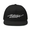 Bitcoin x Calligraphy Logo Snapback Hat
