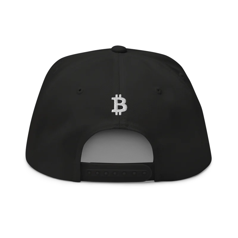 Bitcoin x Calligraphy Logo Snapback Hat