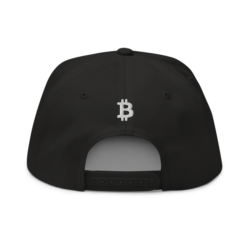 Bitcoin x Calligraphy Logo Snapback Hat