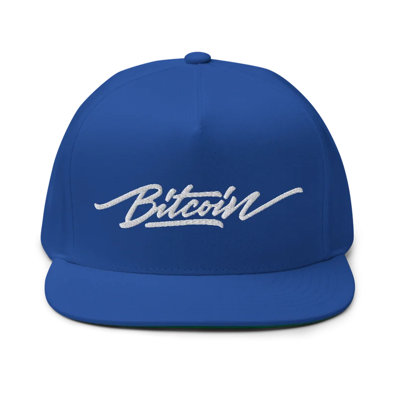 Bitcoin x Calligraphy Logo Snapback Hat - Image 3