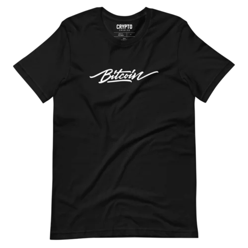 Bitcoin x Calligraphy Logo T-Shirt