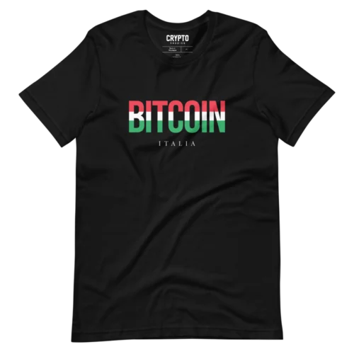 Bitcoin x Italian Flag Logo T-Shirt