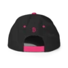 Bitcoin x Pink Calligraphy Logo Snapback Hat