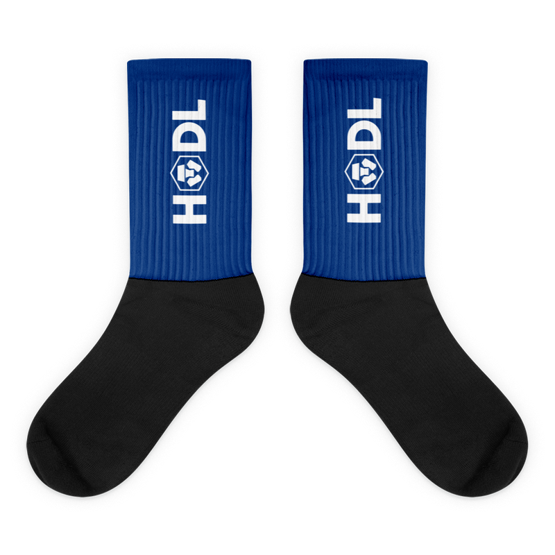 black foot sublimated socks flat 61e427e6aef79 - Crypto.com x HODL Socks
