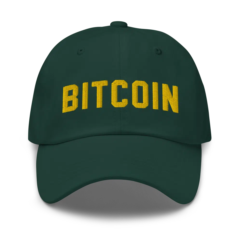 classic dad hat spruce front 61f5d2c251157 - Bitcoin Green Baseball Cap