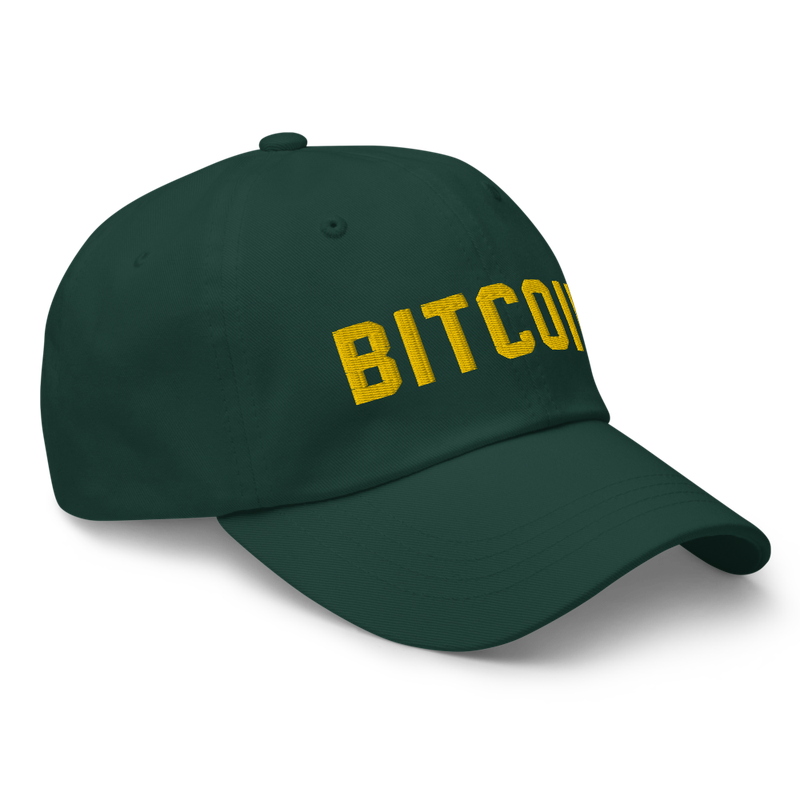 classic dad hat spruce right front 61f5d2c25132e - Bitcoin Green Baseball Cap