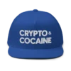 Crypto & Cocaine Flat Bill Cap