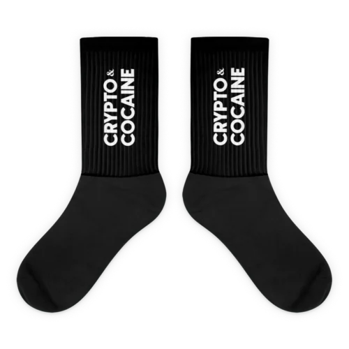 Crypto & Cocaine Socks