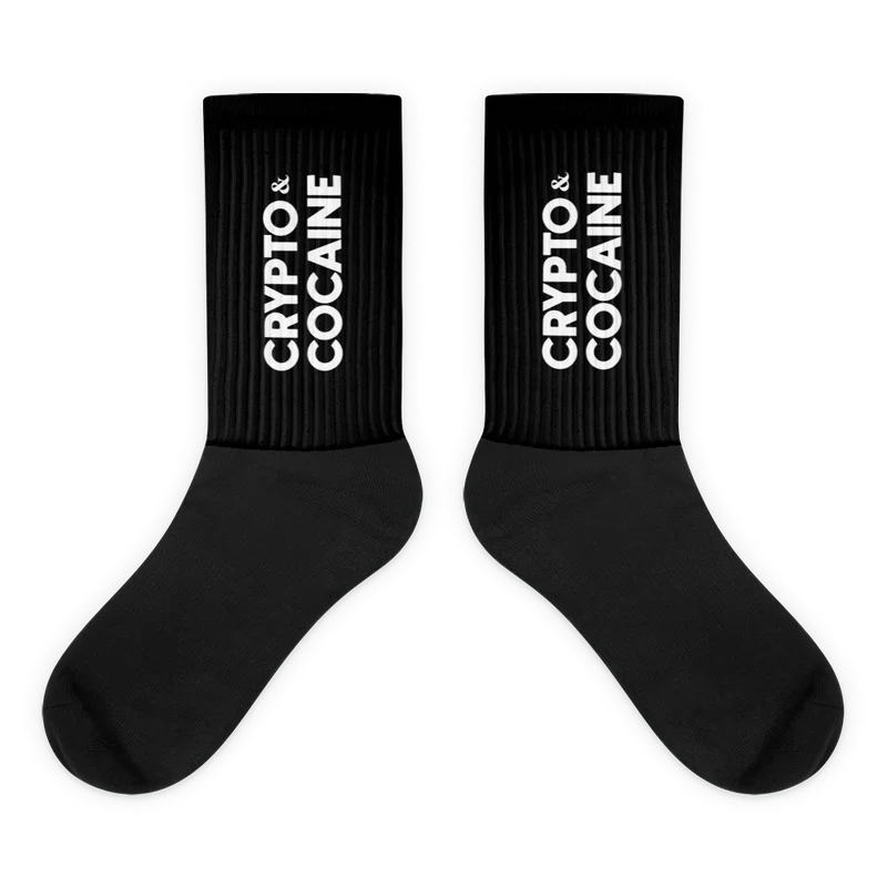 Crypto & Cocaine Socks