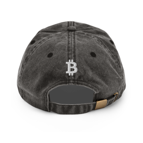Cryptocurrency x BTC Vintage Hat