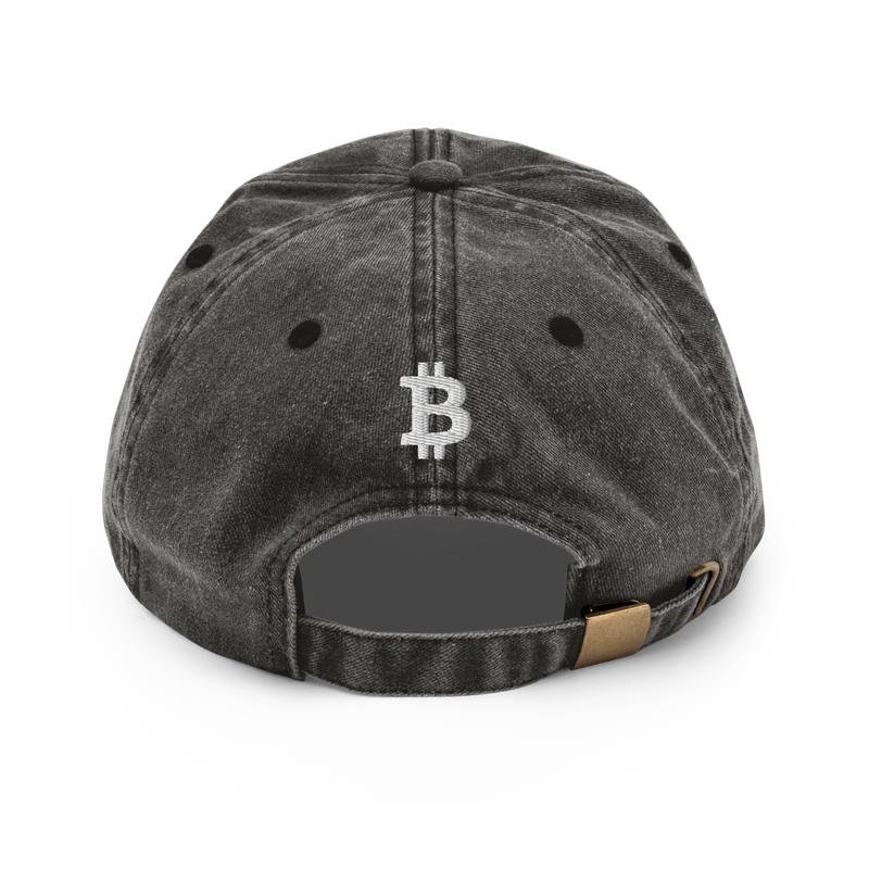 Cryptocurrency x BTC Vintage Hat
