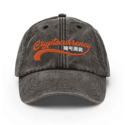 Cryptocurrency x BTC Vintage Hat