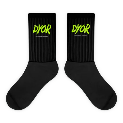 DYOR (Do Your Own Research) Socks