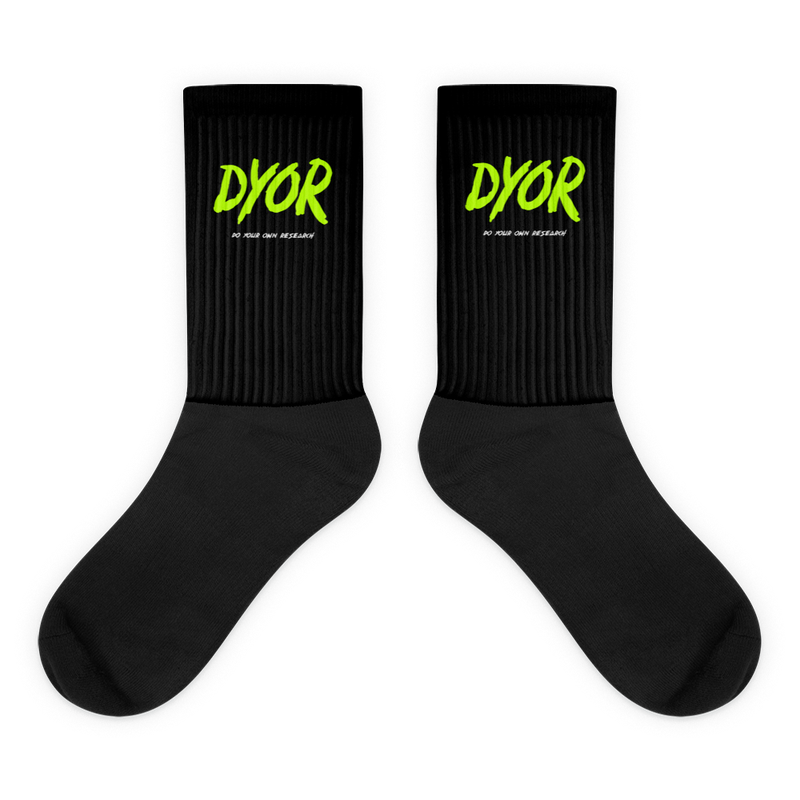 Dyor (Do Your Own Research) Socks