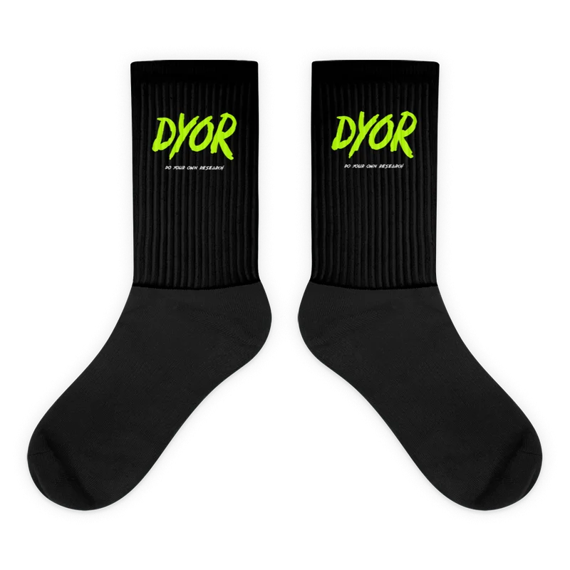 DYOR (Do Your Own Research) Socks